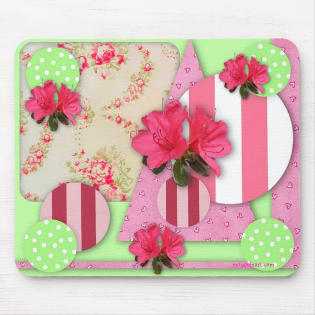 Azalea Scrapbook Mousepad (Vorne)