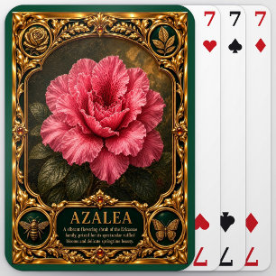Azalee, Juwelen-Erbstück Kunst Spielkarten