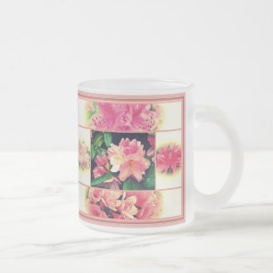Azaleen-Stil der 50er Jahre Mattglastasse