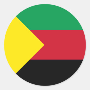Azawad Flag Runder Aufkleber