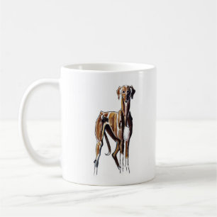 Azawakh Sighthound Watercolor-Tasse Kaffeetasse