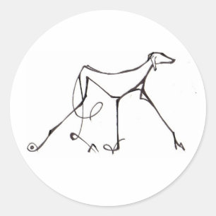 Azawakh Sticker von David Moore