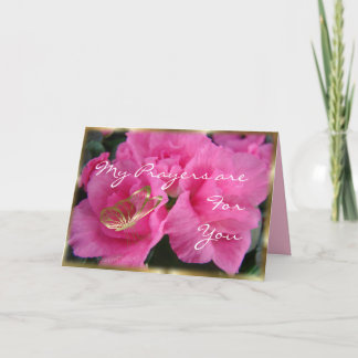 Azeleas & Gold Bfly passen Sie jede Gelegenheit an Karte