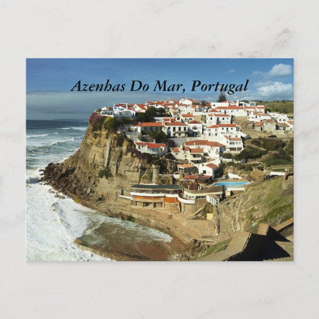 Azenhas Do Mar, Portugal Postkarte (Vorderseite)