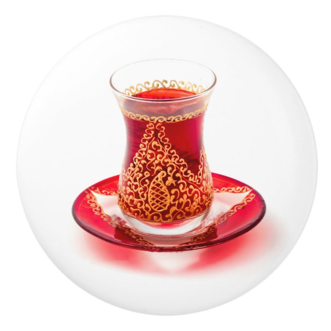 Azerbaijani tea keramikknauf (Vorderseite)