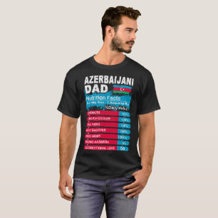 Azerbaijani Vater-Nahrungs-Tatsachen, die T-Shirt