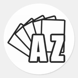 AZMagicPlayers.com Round Aufkleber