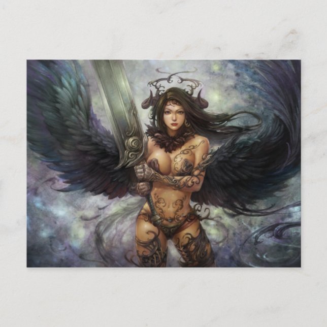 Azmodeus Dark Angel "Sunilda", Postkarte (Vorderseite)