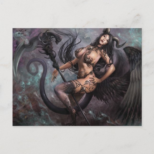 Azmodeus Dark Angels "Helchen", Carte postale (Devant)