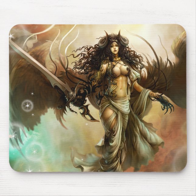 Azmodeus dunkle Engel, Mousepad (Vorne)