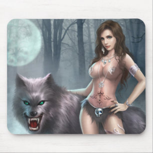 Azmodeus Lycan Königin, Mausunterlage Mousepad