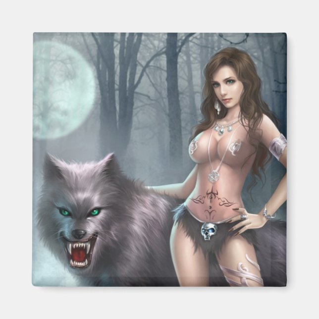 Azmodeus Lycan Queen, aimant (Devant)