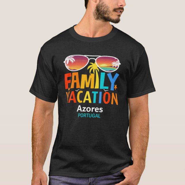 Azoren Familienurlaub Die schönsten Inseln T-Shirt (Vorderseite)