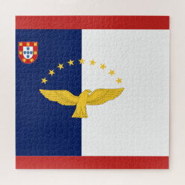 Azoren Flag 11" x 14" Puzzle, 30 übergroße Stücke