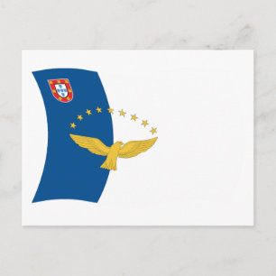 Azoren Flag Postkarte