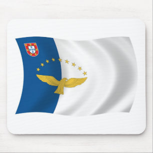 Azoren Flagge Mauspad