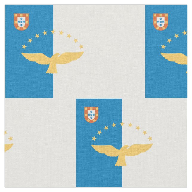 Azoren-Flagge Stoff (Nahaufnahme)