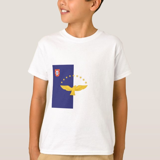 Azoren-Flagge T-Shirt (Vorderseite)