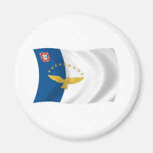 Azoren-Flaggenmagnet Magnet