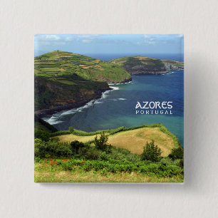 Azoren Foto, Portugal Button