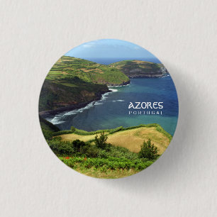 Azoren Foto, Portugal Button