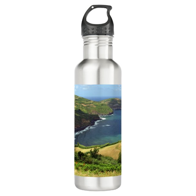 Azoren Foto, Portugal Edelstahlflasche (Vorderseite)