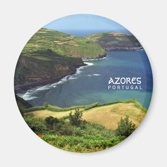 Azoren Foto, Portugal Magnet (Vorne)