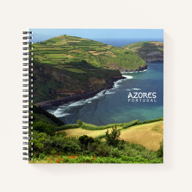Azoren Foto, Portugal Notizbuch (Vorderseite)