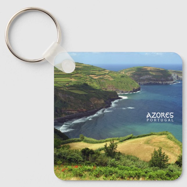 Azoren Foto, Portugal Schlüsselanhänger (Vorderseite)