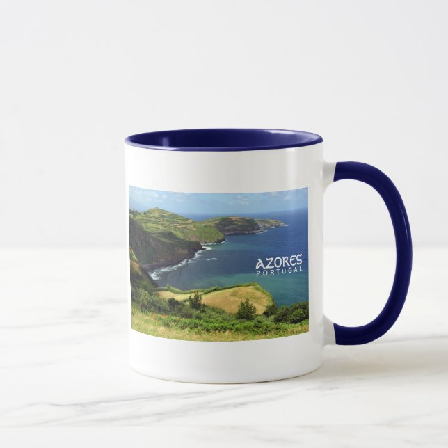 Azoren Foto, Portugal Tasse (Rechts)