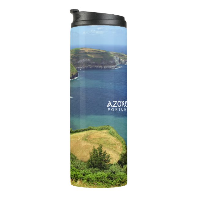 Azoren Foto, Portugal Thermosbecher (Nach rechts gedreht)