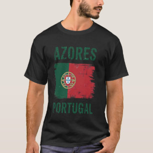 Azoren-Inseln Portugiesische Flagge I Love Portuga T-Shirt