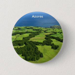 Azoren-Landschaft Button