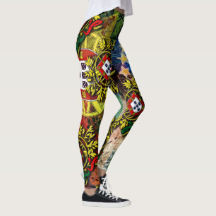 Azoren-Muster Leggings