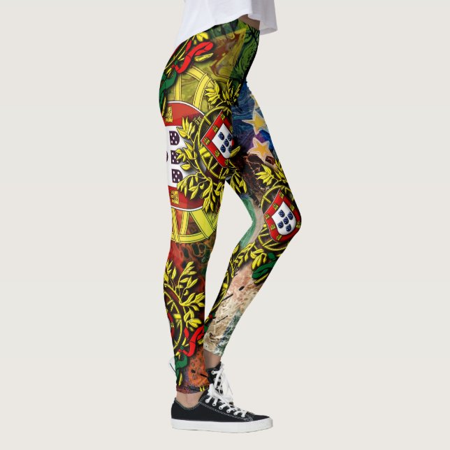 Azoren-Muster Leggings (Rechts)