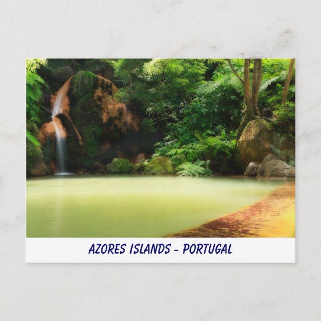Azoren Postkarte (Vorderseite)