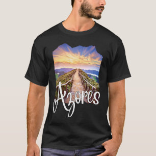 Azoren Souvenirs Portugiesische Roots Azoren T-Shirt