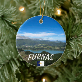 Azoren: Weihnachtsdekoration Keramik Ornament