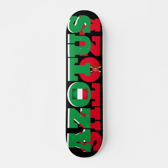 AZOTUS ITALIEN 7 3/4" Skateboard Deck (Vorne)