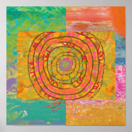 Aztec Abstrakt Poster