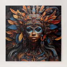 Aztec Abstrakt Vibranal Fusion Art