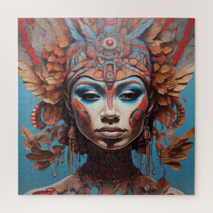 Aztec Abstrakt Vibranal Fusion Art