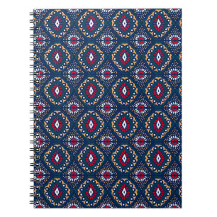 Aztec Allure: Stamm gestreift Elegance Notizblock