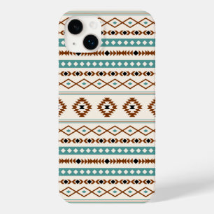 Aztec Aquamarin Terracotta Schwarzes Creme Mixed M Case-Mate iPhone 14 Plus Hülle