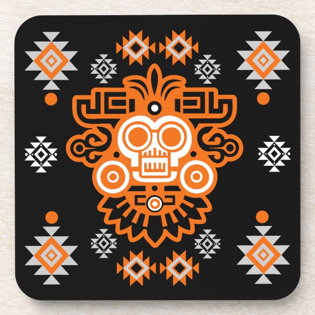 Aztec-Arizona-Druck Getränkeuntersetzer (Vorderseite)