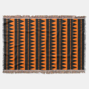 Aztec-Berge - Schwarz und Orange Decke