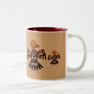 AZTEC ~ Bird Spirit Zweifarbige Tasse