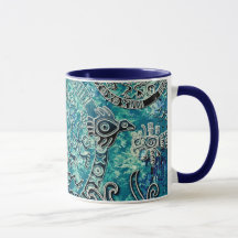Aztec Blues Combo Tasse