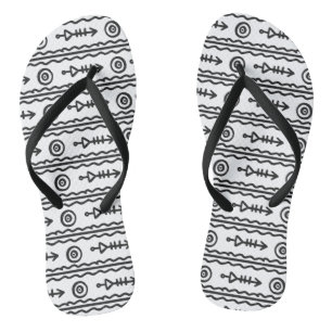 Aztec Boho Flip Flops