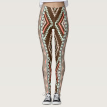 Aztec Boho Workout Gym Yoga Pants for Women #111